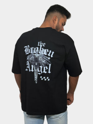 Oversized “Broken Angel” Graphic T-Shirt